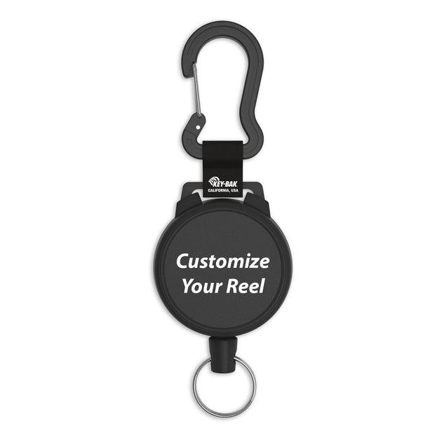SECURIT Heavy Duty Retractable Carabiner Keychain with Custom Logo