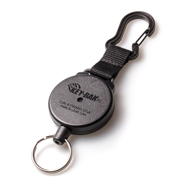 KEY-BAK RETRACT-A-BADGE 25-Pack Retractable Badge Holder with 36 Cord,  Belt Clip, Black