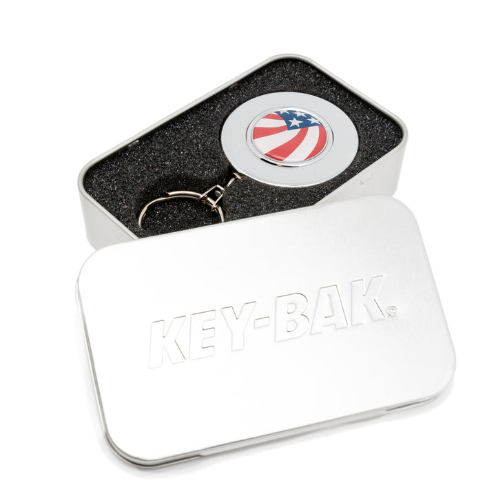 Special Edition Original USA Classic EDC Retractable Keychain with Gift Tin by KEY-BAK