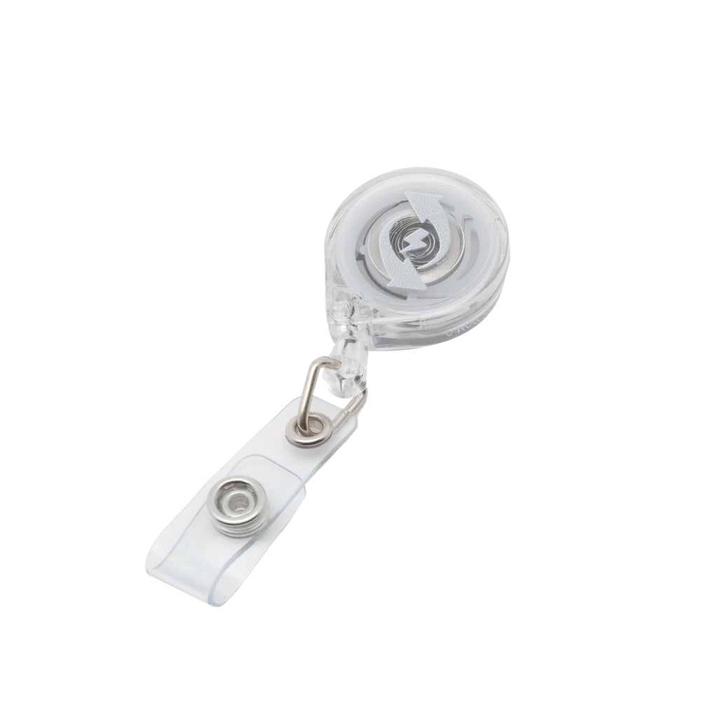 Clear SIDEKICK® Twist-Free Retractable Badge & Key Carabiner Reel – KEY-BAK