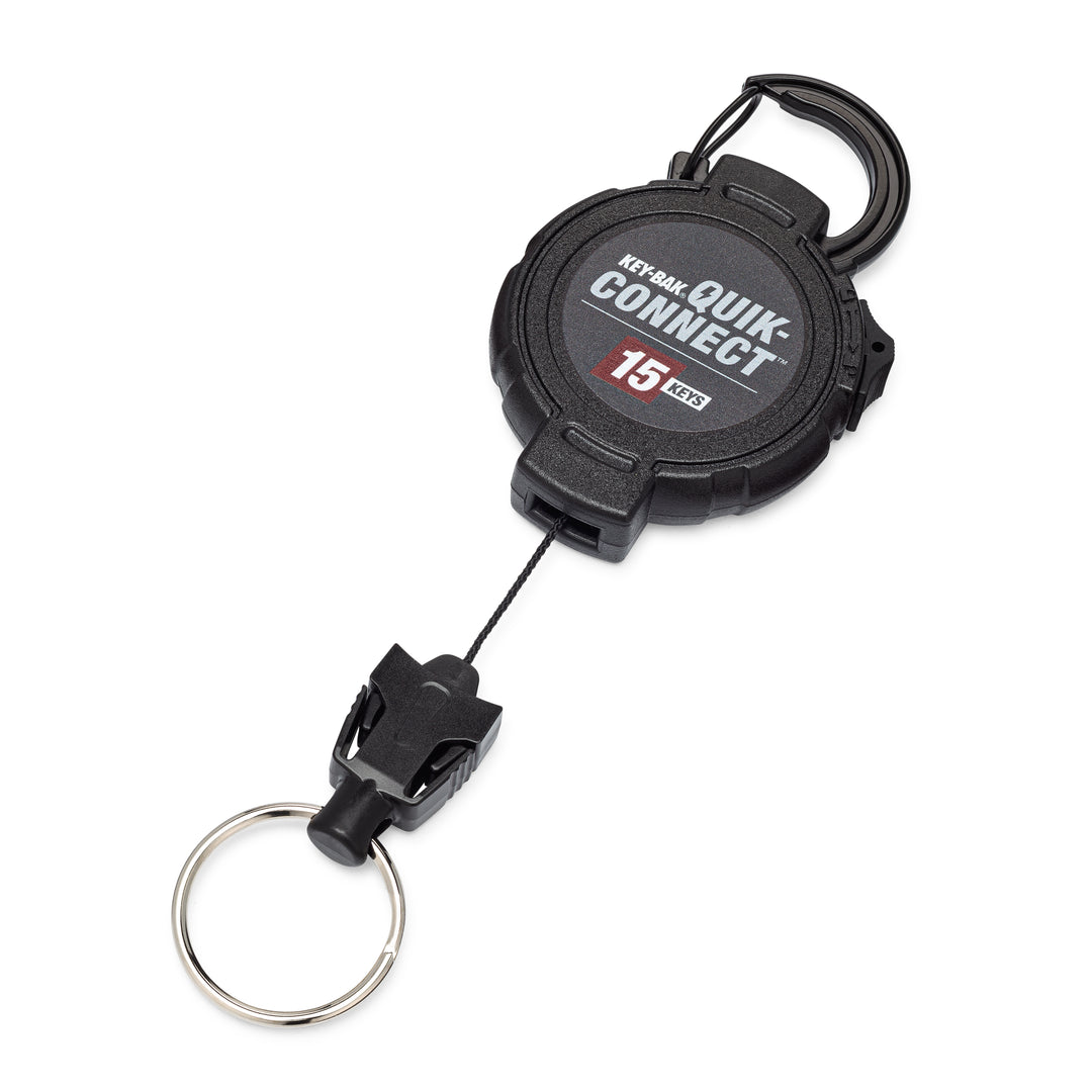 KEY-BAK Quik-Connect Key Management Removable and Retractable Keychain