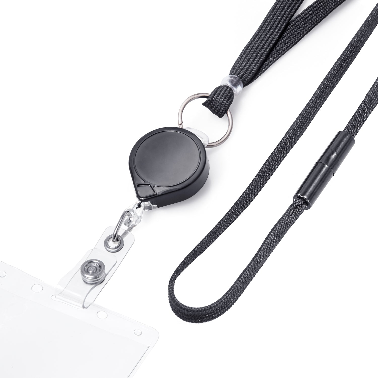 MINI-BAK® Retractable Badge Holder with Lanyard – KEY-BAK