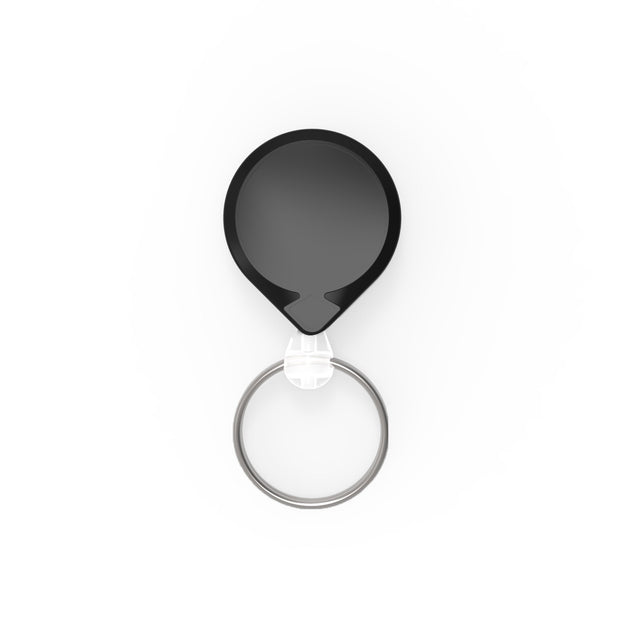 Key-Bak 0050-005 Black MiniBak Split Ring Standard Clip