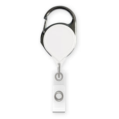 Retract-A-Badge Carabiner Badge Holder (5-Pack) White