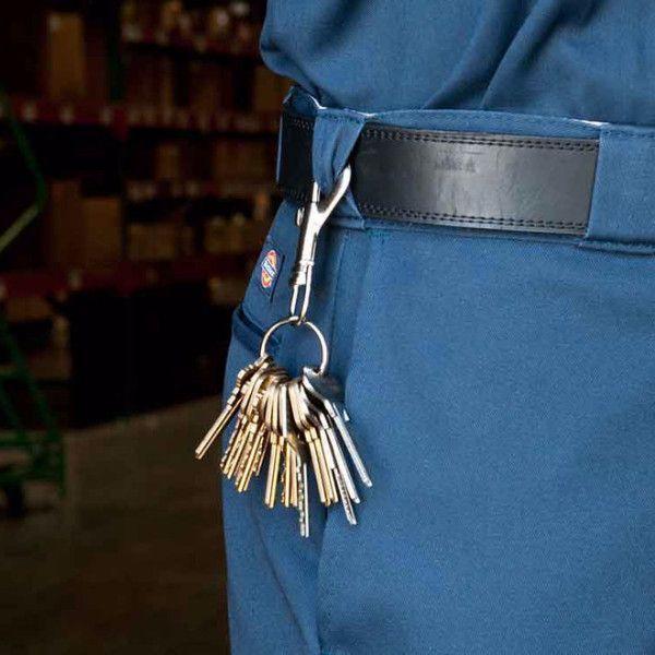 Leather Belt Clip Keychain Holder - Rambling Merchant