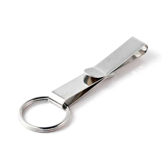 Buy BULK 20 Stainless Steel Key Ring Holder With Extender Chain