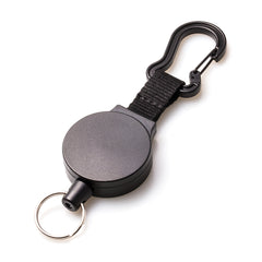 MID6: Heavy Duty Retractable Keychain Carabiner or Belt Clip