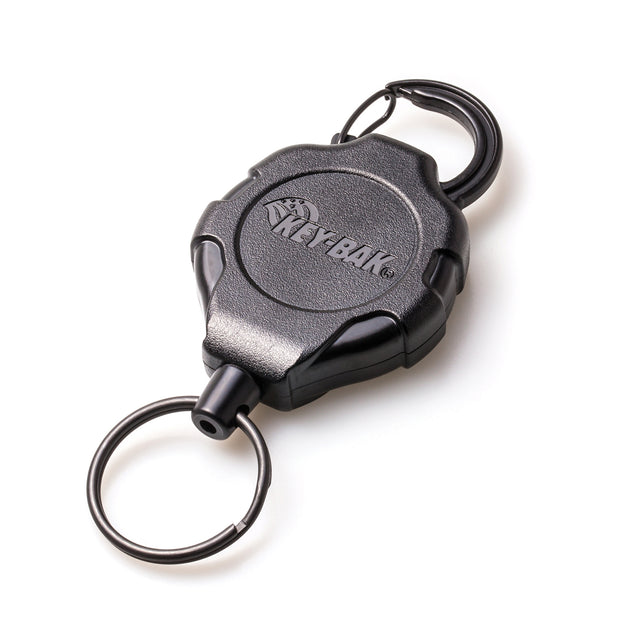 KEY-BAK SUPER48 Heavy Duty Retractable Keychain with Ball-Joint Lock