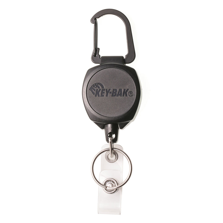 SIDEKICK Twist-Free Carabiner Retractable Keychain and Badge Reel That Holds Up to 5 Keys and ID Badge